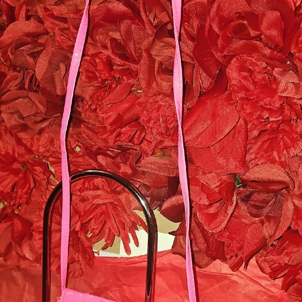 Girls Neon Pink Crossbody Bag